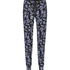 Tall pantalón de pijama Leopardo, Negro